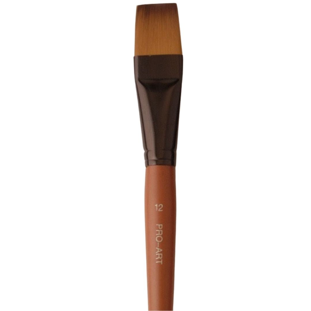 Pro Art Nylon Biggie Flat Brush 35mm wide - Art Canvas Factory