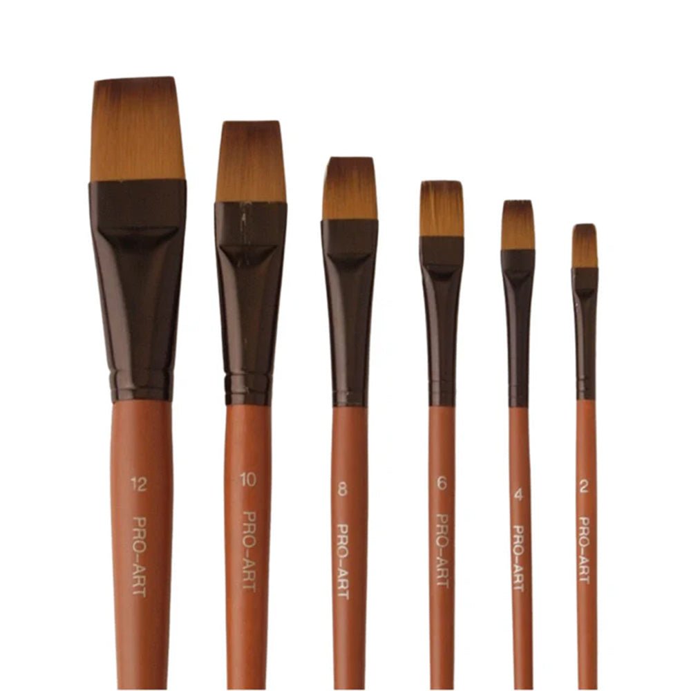 Pro Art Nylon Flat Brush Series 313HF - Art Canvas Factory