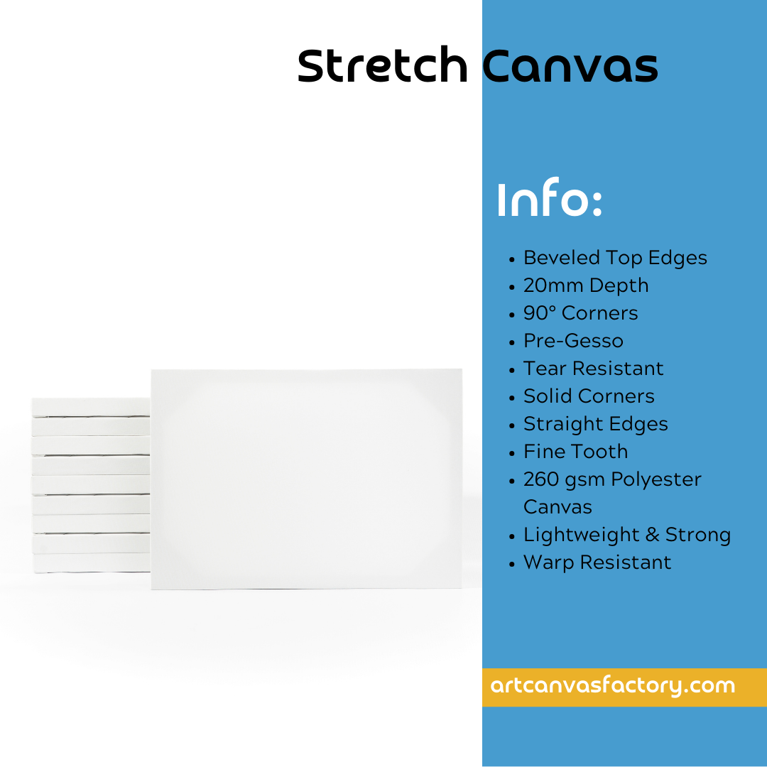 Stretch Canvas (20mm Deep)