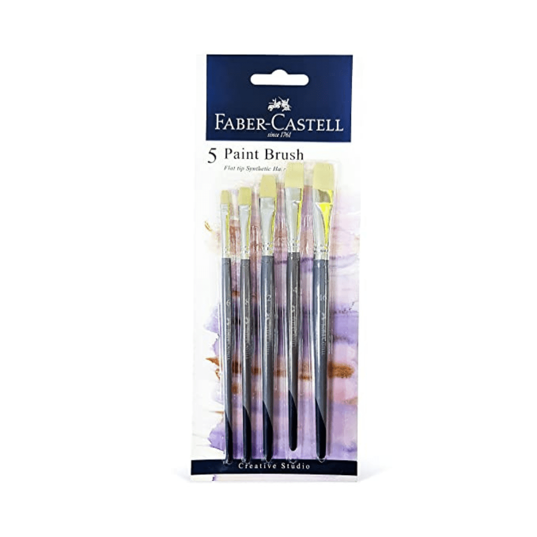 Faber Castell Creative Studio Flat Bristle Brush - Art Canvas Factory