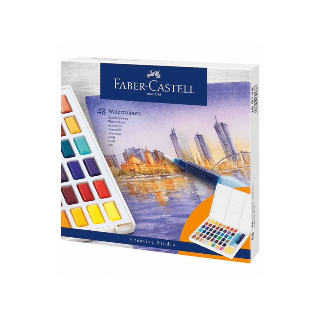Faber Castell Watercolours in pans set - Art Canvas Factory