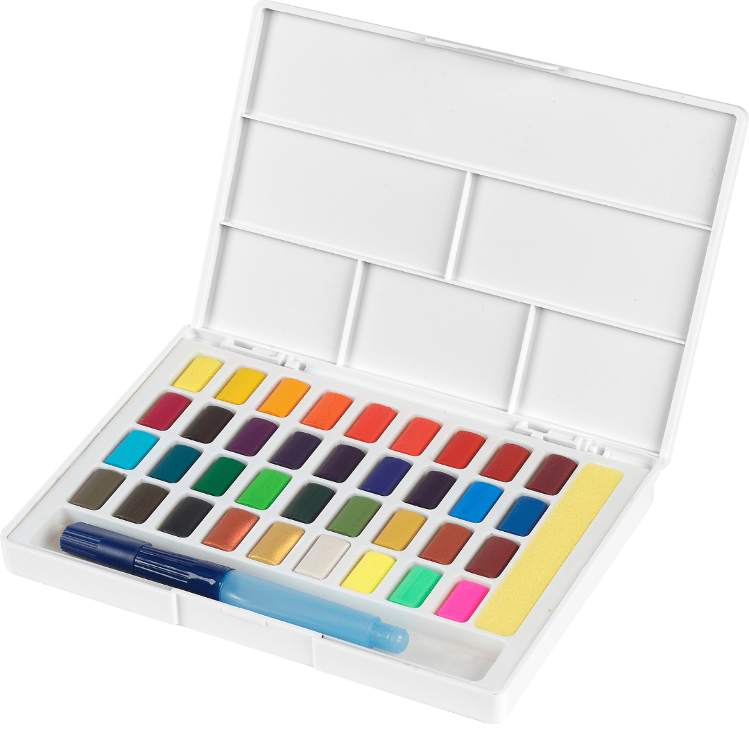Faber Castell Watercolours in pans set - Art Canvas Factory
