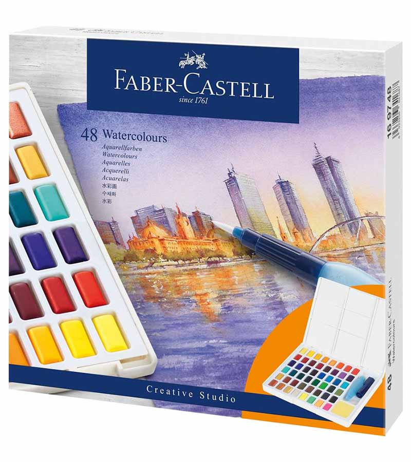Faber Castell Watercolours in pans set
